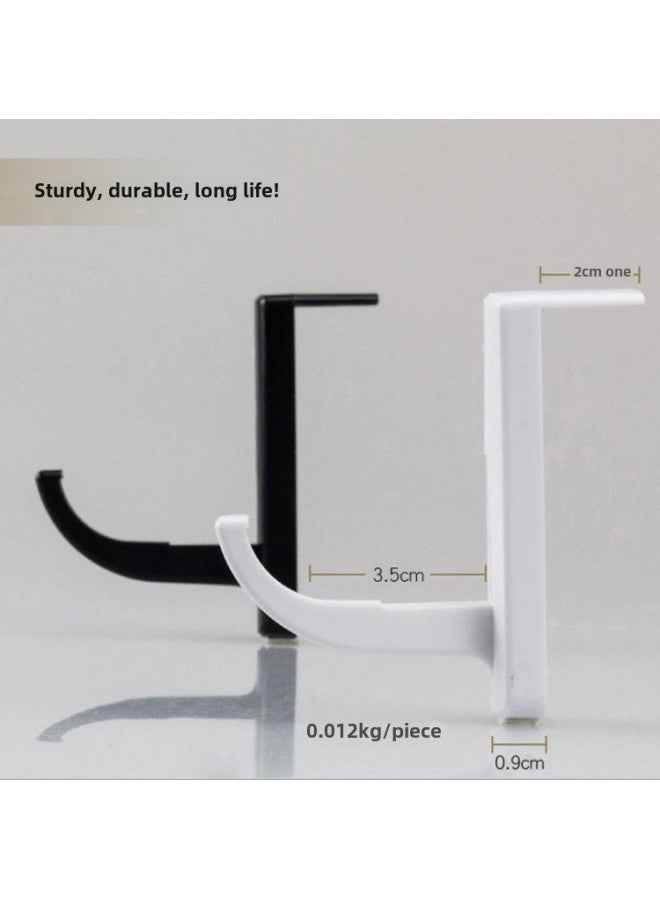 Loquat Internet Cafe Headset Small Hook Headset Holder Headset Rack Computer Headset Receiver Hook Explosions-Color:White-Style:Small Hook - Image 2