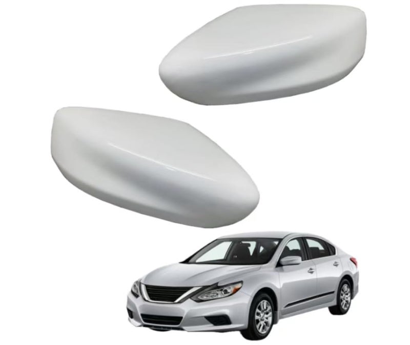 ABAGAEL Mirror Cover Caps Housing Replacement for Nissan Altima 20132018 White