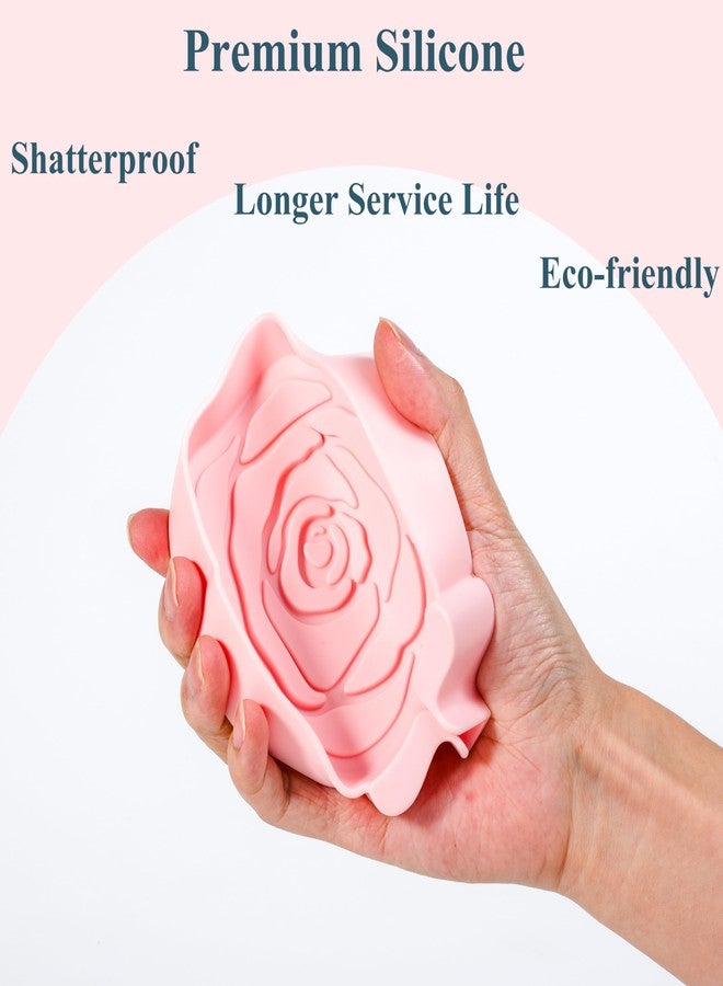 MtBoi 3PC Self-Draining Silicone Soap Dish, Soap Holder/Tray/Saver for Shower, Bathroom, Kitchen, Bathtub, Keep Soap Dry and Easy to Clean (Light Color) - Image 4