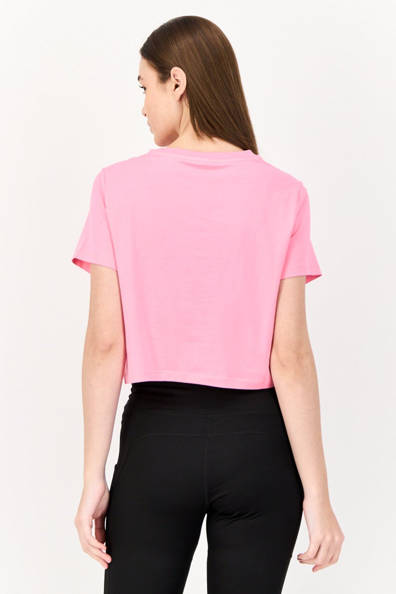 PUMA Women Sportswear Fit Short Sleeves Outdoor Top, Pink  - Image 3