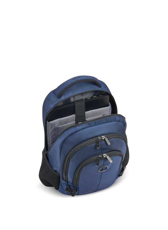 DELSEY Paris - Element Navigator 15.6" Laptop Protection 2 Compartment Backpack - Navy Blue - Image 1