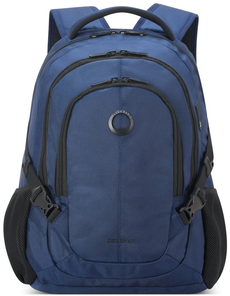 ديلسي _باريس حقيبة ظهر لحماية لابتوب إليمنت نافيجيتور . بوصة بجيوب مزدوجة - أزرق داكن