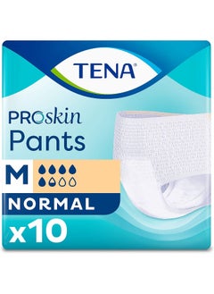 Tena Tena Proskin Pants Normal, Incontinence Adult Unisex Pants, Medium, 10 Count  - Image 1
