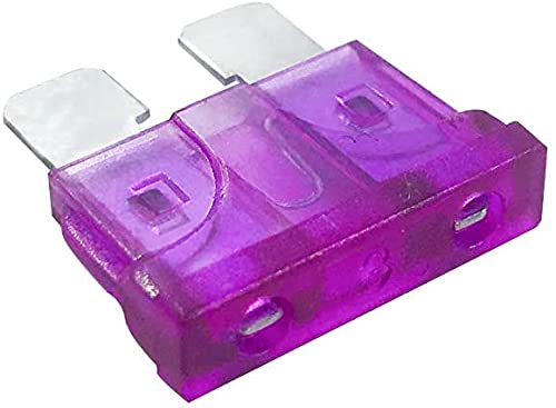 MCIGICM (50 Pcs) MCIGICM 3 Amp Standard Fuse, 3A Blade Automotive Fuse for Car Truck - Image 2