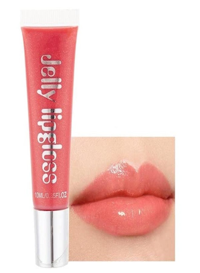 VBA Plumping Lip Gloss Moisturizer Lips Plumper Glitter Lipgloss Liquid Lipstick (HONEY POMELO) - Image 1