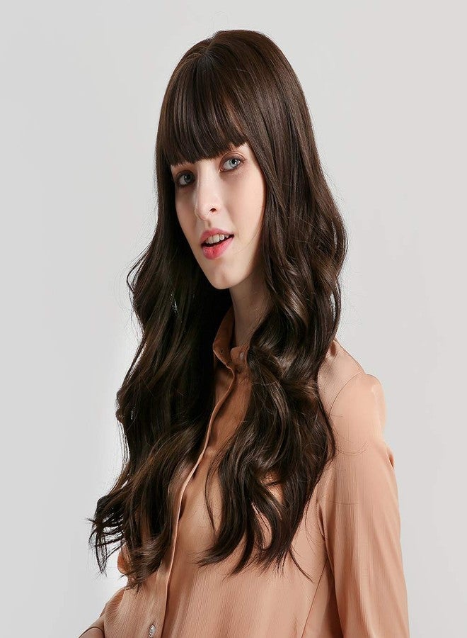 لاش لوكس شعر مستعار صناعي مموج طبيعي من LUSH LOCKS® للنساء والفتيات والسيدات (بني) 12 بوصة - Image 4