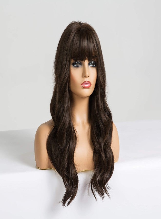 لاش لوكس شعر مستعار صناعي مموج طبيعي من LUSH LOCKS® للنساء والفتيات والسيدات (بني) 12 بوصة - Image 5