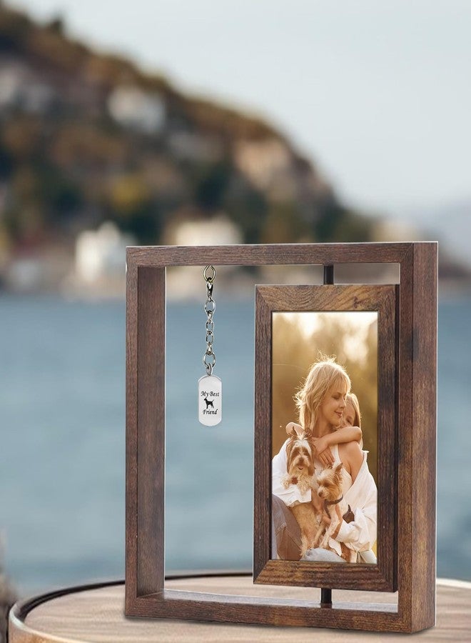 Gredstar Dog Tag Urn Keychain for Ashes My Furfriend Cremation Keychain for Ashes Memorial Tags Keepsake Keyring Memorial Jewelry for Pet Ashes - Image 5