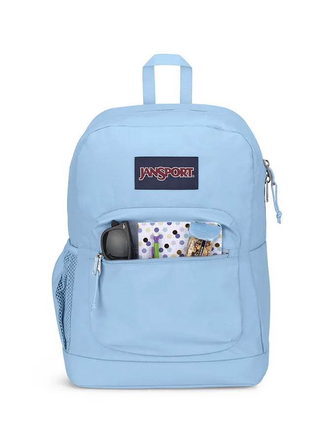 JANSPORT Cross Town Plus Medium Laptop Backpack - Blue Dusk