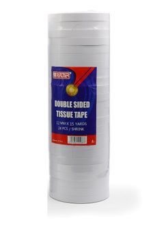 PARTNER 24-Piece Double Side Tissue Tape 12mm Width  - Image 1