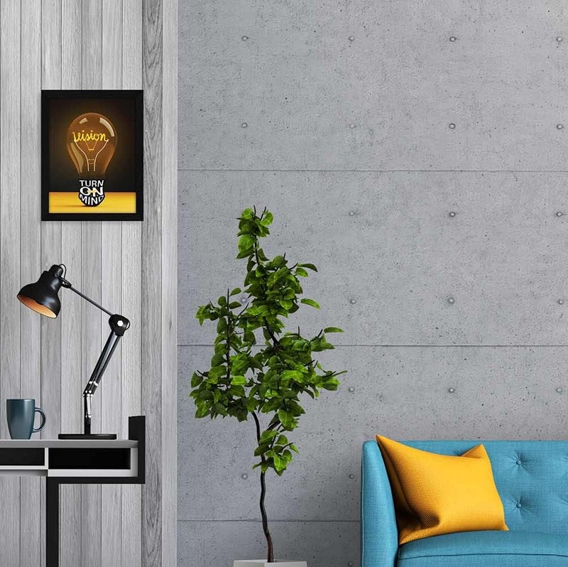 ArtX Motivational Quote Wall Frame - Vision Turn On Your Mind - Image 3