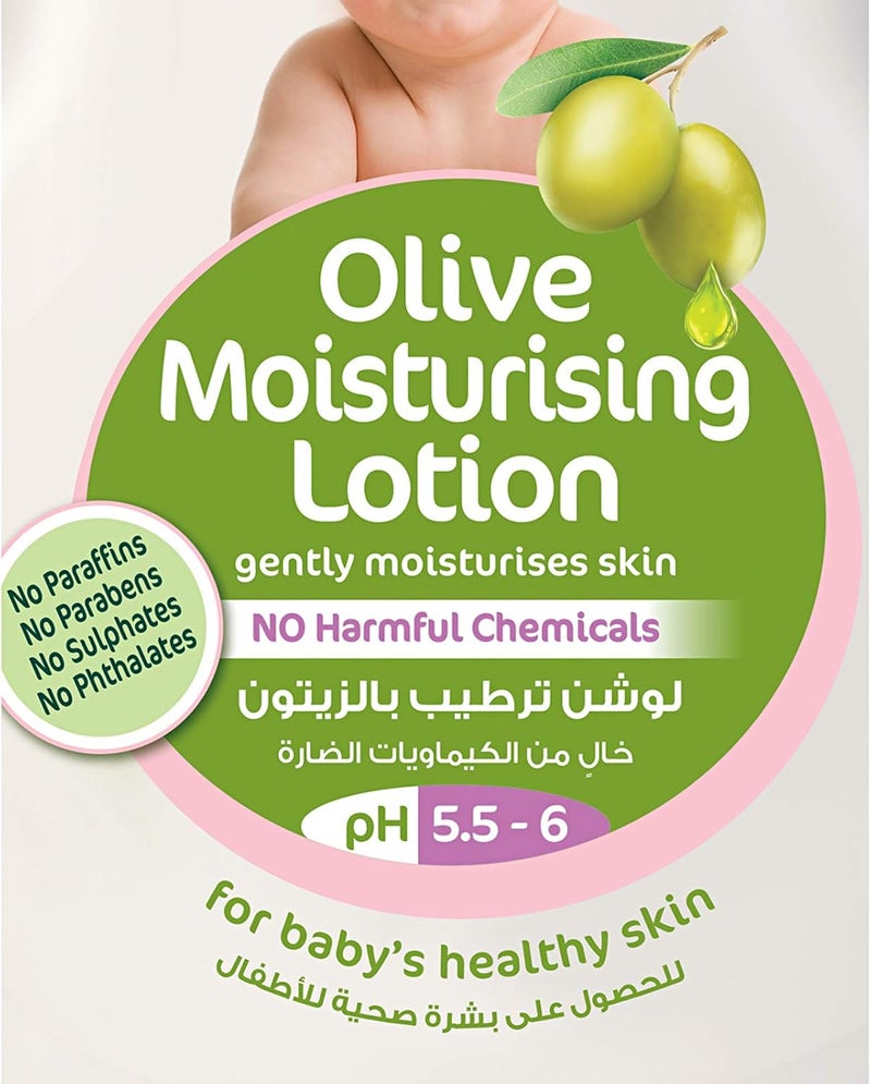 DermoViva Baby Olive Moisturizing Lotion 500ml - Image 2