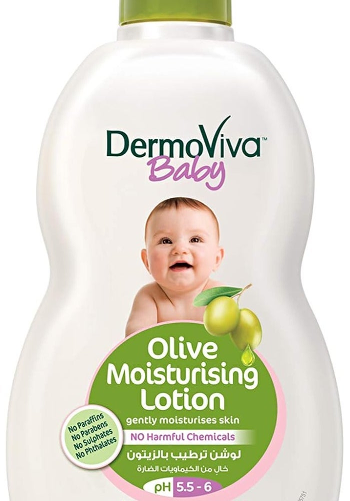 DermoViva Baby Olive Moisturizing Lotion 500ml - Image 1