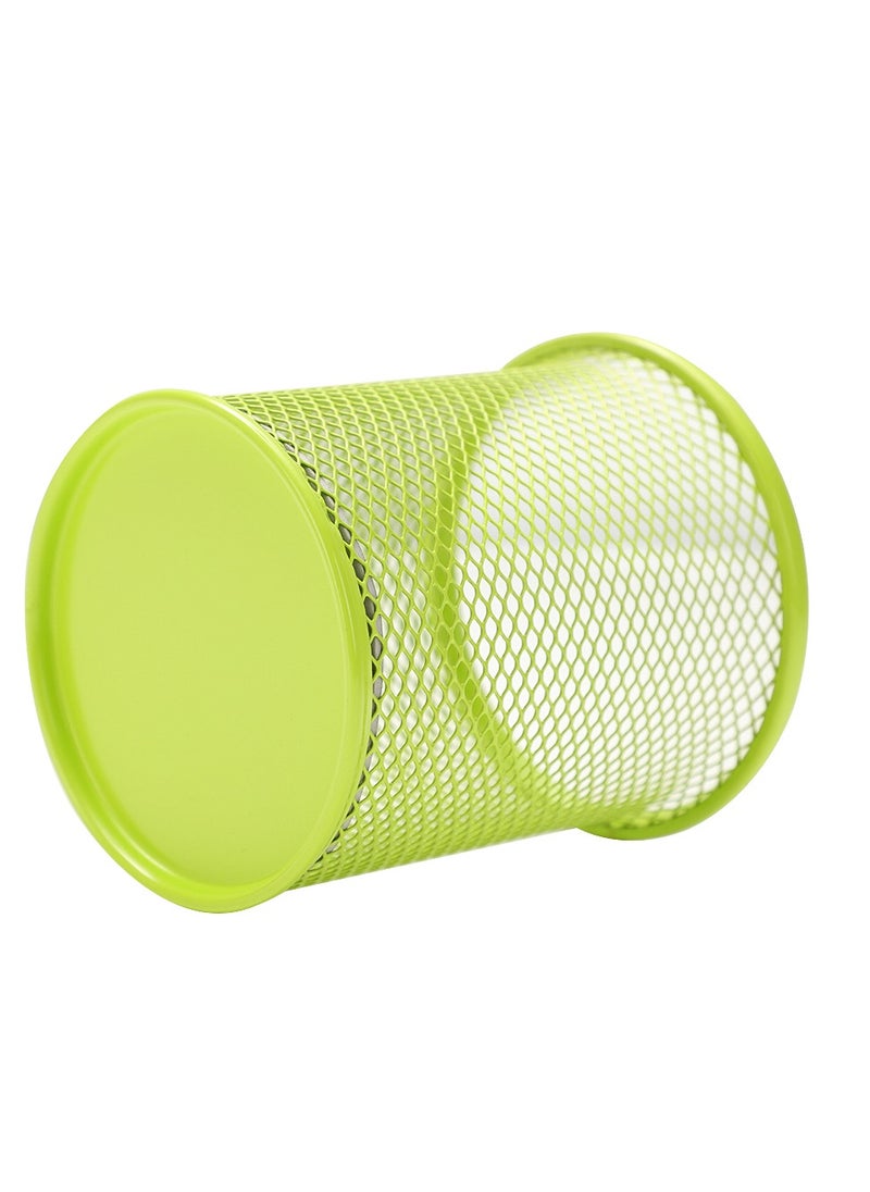 Deli Metal Mesh Pen Holder Yellow  - Image 2