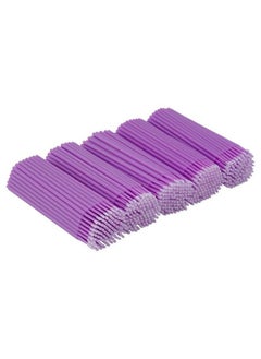 Cuttte 500 Pcs Disposable Microbrush Applicators Microfiber Wands For Eyelashes Extensions And Makeup Application (Head Diameter: 1.5Mm)  - Image 1