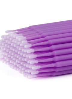 Cuttte 500 Pcs Disposable Microbrush Applicators Microfiber Wands For Eyelashes Extensions And Makeup Application (Head Diameter: 1.5Mm)  - Image 3