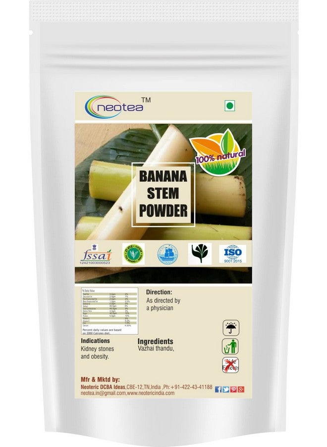 neotea مسحوق ساق الموز نيوتيا | غني بالألياف لصحة الجهاز الهضمي | فازهاي ثاندو | موسا أكوميناتا | كيلي كا تانا أونيبيندي | ديتوكس طبيعي، غني بالبوتاسيوم وفيتامين ب6 | نقي وعضوي 500 غرام - Image 1