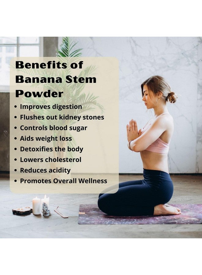 neotea مسحوق ساق الموز نيوتيا | غني بالألياف لصحة الجهاز الهضمي | فازهاي ثاندو | موسا أكوميناتا | كيلي كا تانا أونيبيندي | ديتوكس طبيعي، غني بالبوتاسيوم وفيتامين ب6 | نقي وعضوي 500 غرام - Image 2