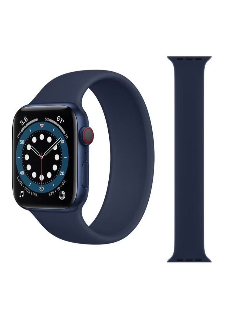 vesus Solo Loop Band for Apple Watch Deep Navy Blue