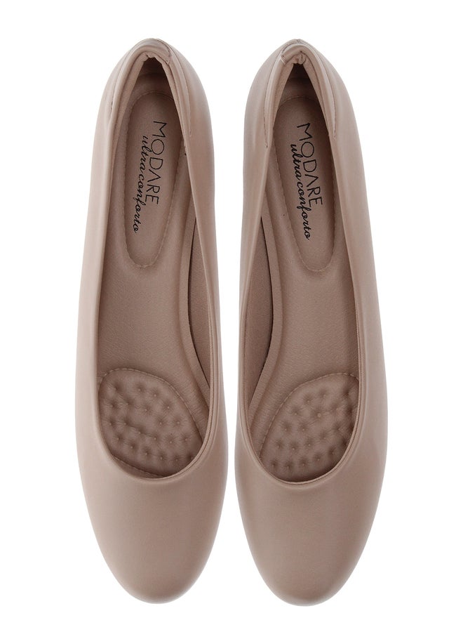 MODARE Solid Open Toe Block Heel Shoes - Image 2