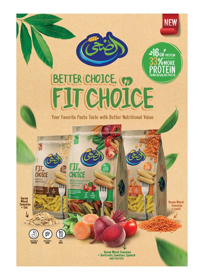AL DOHA - Fit Choice Oats Pasta 400G - Image 1