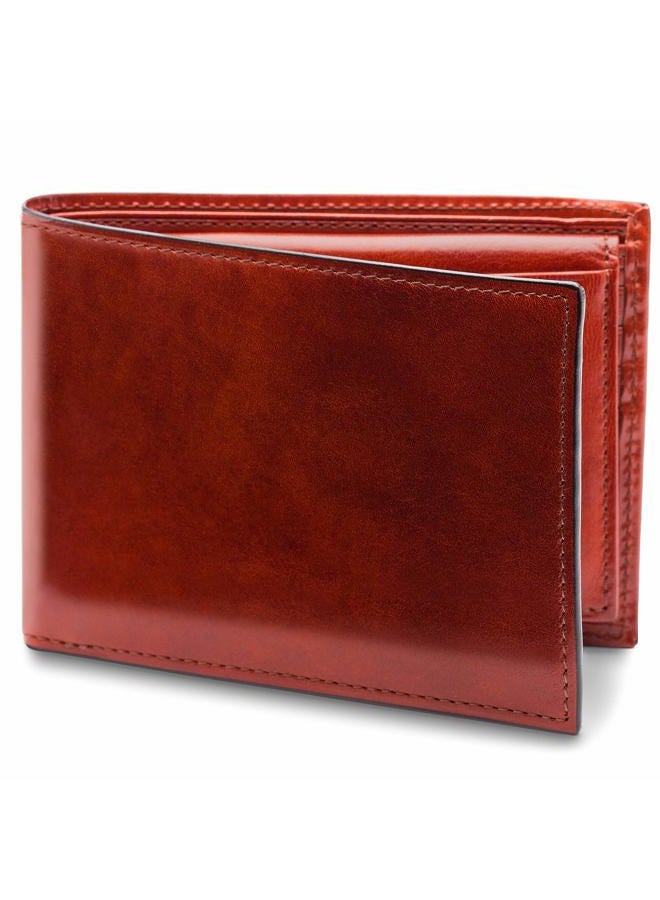 Bosca Men's Leather Wallet with Removable ID Passcase - Bifold Wallet for Men With 8 Card Slots, Premium Hand-Stained Leather With Gift Packaging, Cognac Brown - Image 1
