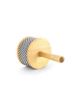 TIGER CAB14-NT Large Wooden Cabasa/Afuche - Steel Beads - Shaker Shekere  - Image 3