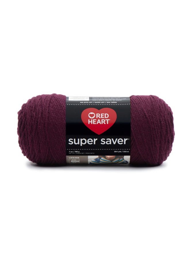 RED HEART - RED HEART Super Saver Yarn - Claret - Image 1