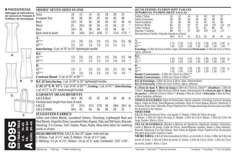 New Look U06095A Misses Dresses Sewing Pattern - Image 3