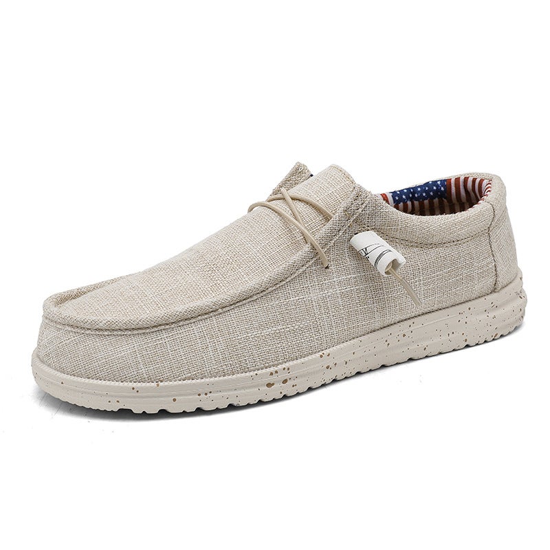 Men's Canvas Loafers Slip-On Breathable Lightweight - Image 2
