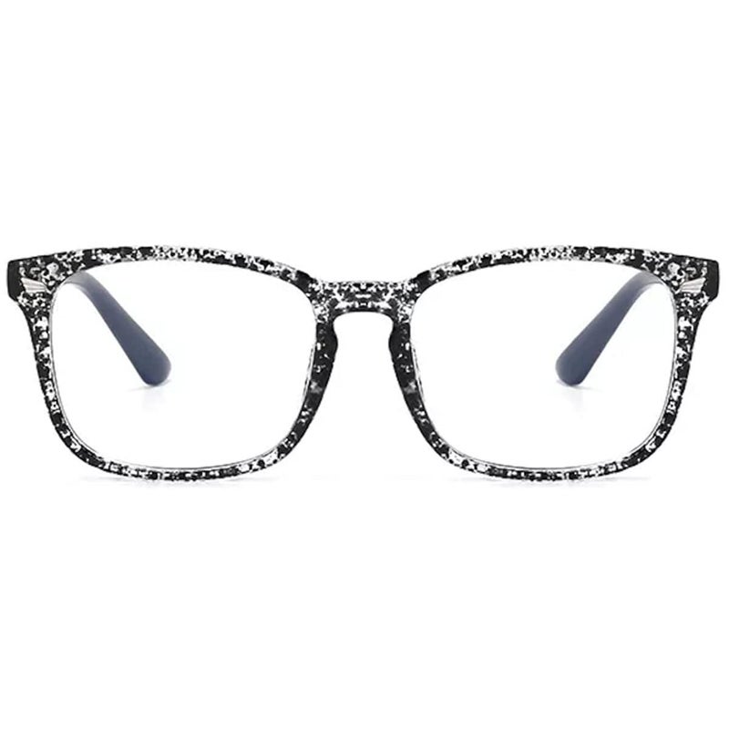 Dervin Blue Light Blocking Glasses Gaming Filter Transparent Square Eyeglasses for Eye Protection Men Women, Computer/Tablet/Laptop/Mobile/TV, Anti-blue & Anti eyestrain - Image 2