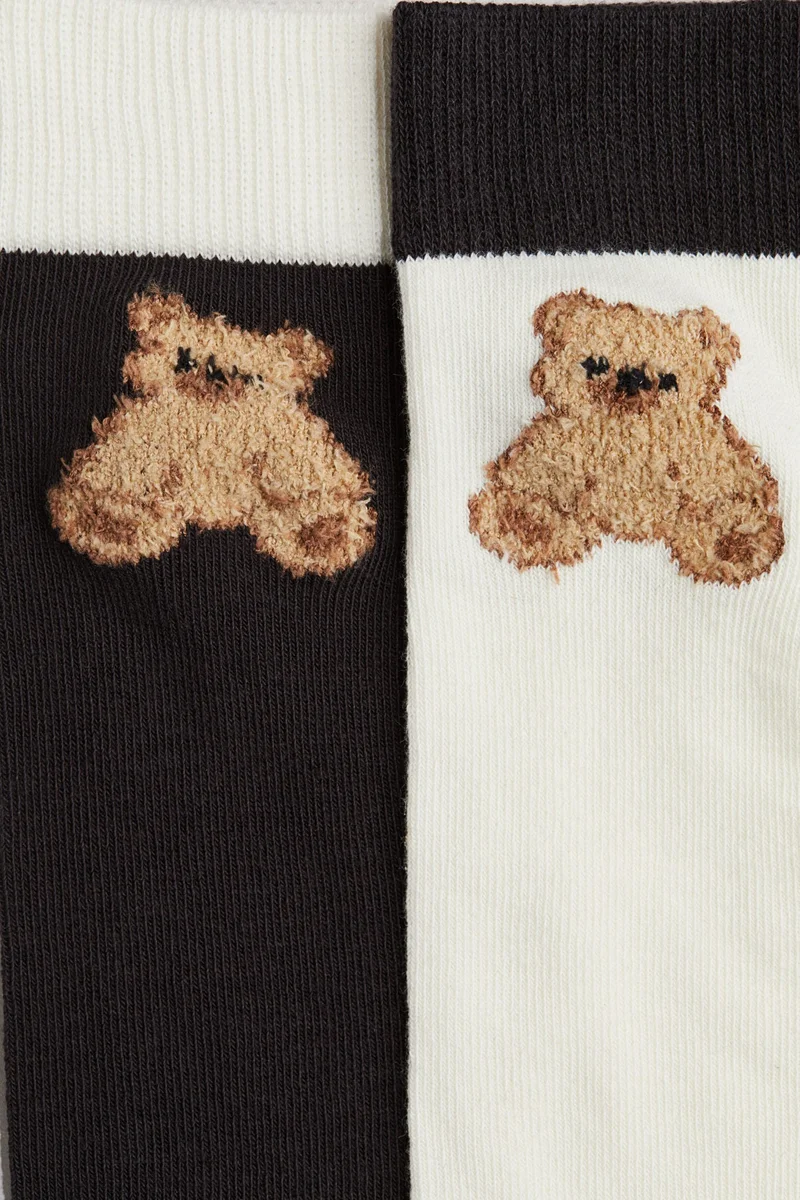 اتش اند ام جوارب بطول الركبة - عبوة من قطعتين