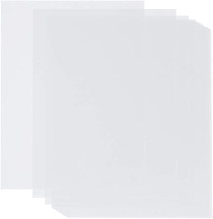 Vellum Anezus 110 Sheets Translucent Vellum Drafting Paper Transparent Clear Tracing