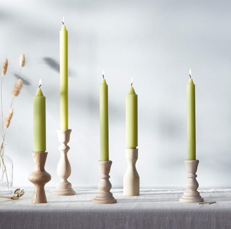 Root Candles Root Unscented Timberline Arista Dinner Candles, 9-Inch Tall, Box of 12, Willow - Image 5