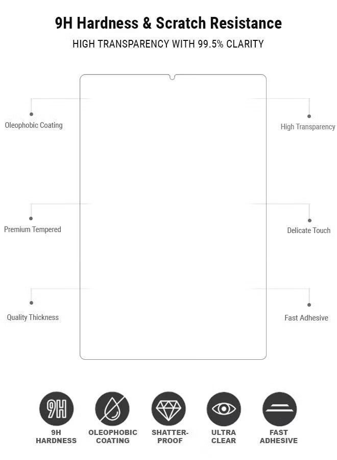 Captaintech Screen Protector for Xiaomi Pad 5 / Pad 5 Pro 11 2021 Tempered Glass Screen Film Guard for Xiaomi Mi Pad 5 /Pad 5 Pro 11 2021 Release - Image 3