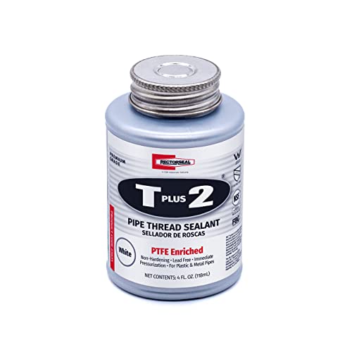 Rectorseal 23631 1/4 Pint Brush Top T Plus 2 Pipe Thread Sealant - Image 1