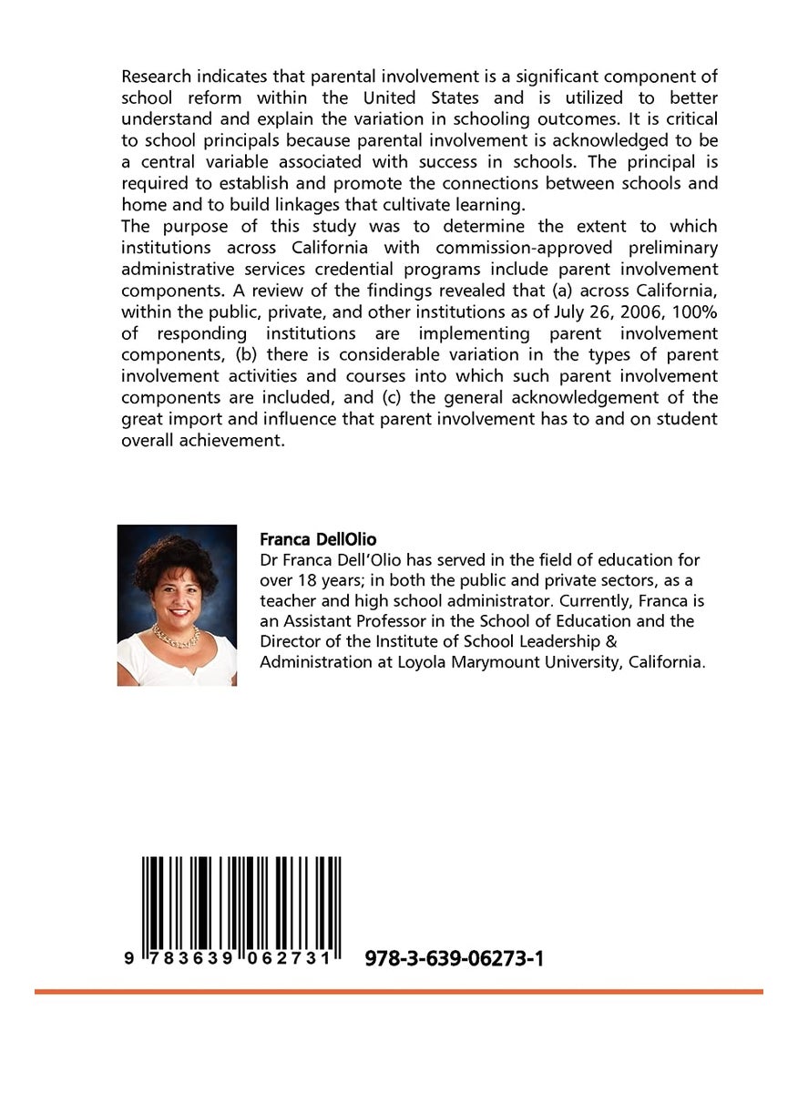 Parent Involvement Components in Principal Preparation Programs A Survey of how School Principals are Prepared to Work with Parents  - Image 2