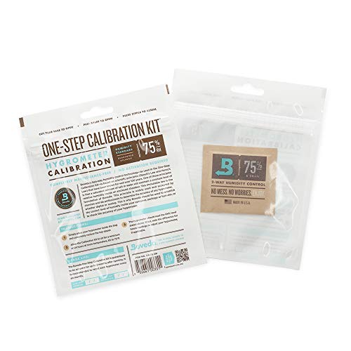 Boveda for Cigars OneStep Calibration Kit Preloaded with 75 RH Humidity Control Pack Precise Salt Test for Digital and Analog Hygrometers and Humidity Sensors 1count - Image 1