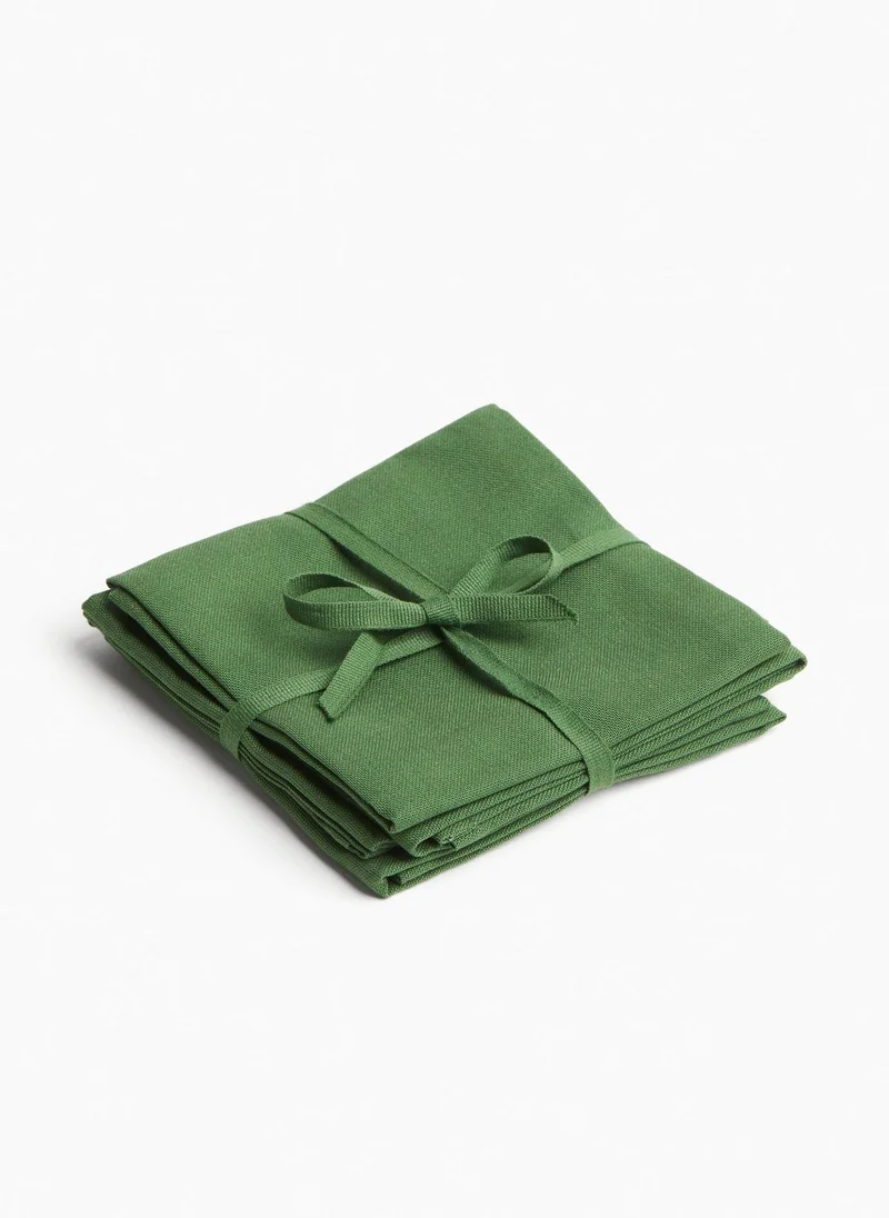 اتش اند ام 4-Pack Cotton Napkins