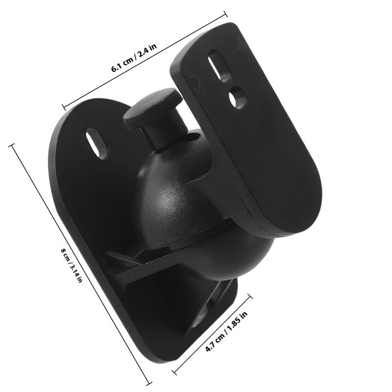 حامل سماعة الحائط العالمي مجموعة من 2 قابل للتعديل والدوران لمسرح المنزل - Image 3