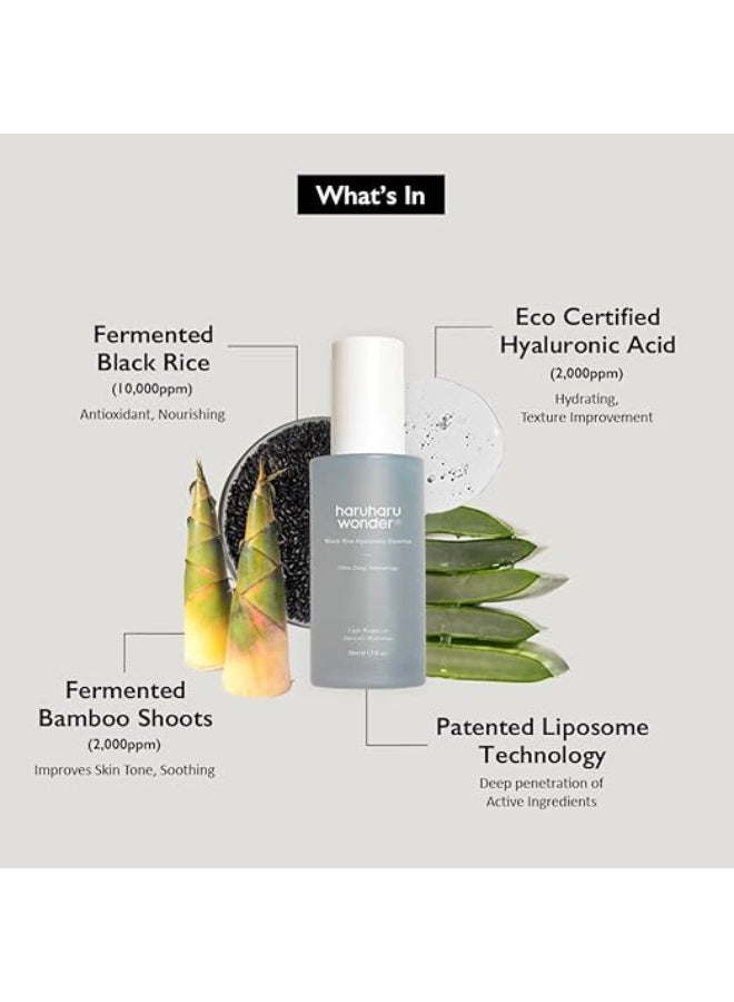 HARUHARU Wonder Black Rice Hyaluronic Essence - Image 2