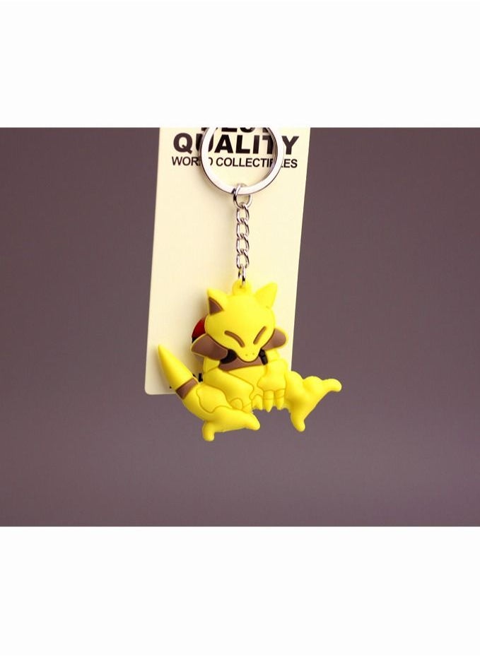 Pokemon - 5 Pcs Pokemon plush Key Chain Unisex Metal Pendant Keyring Kawaii Keychains - Image 1