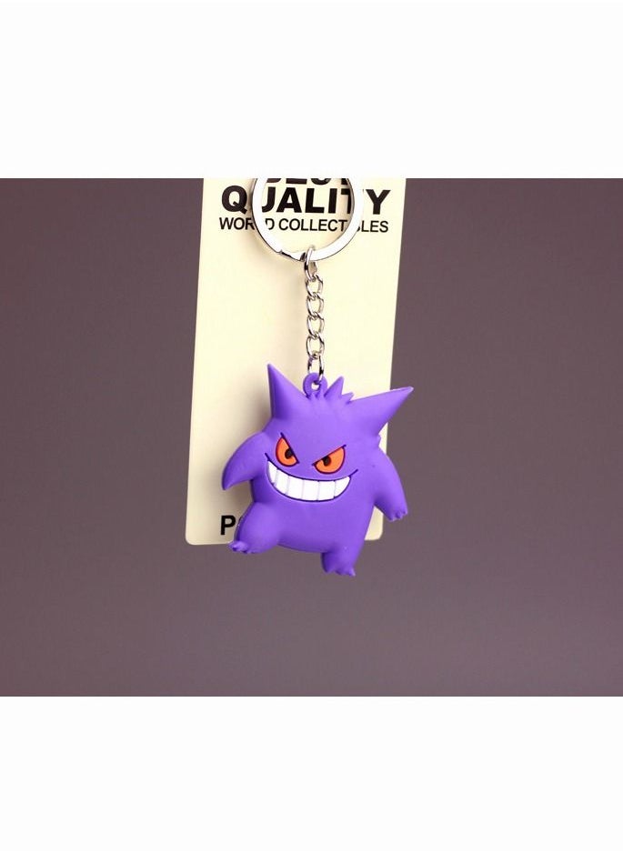 Pokemon - 5 Pcs Pokemon plush Key Chain Unisex Metal Pendant Keyring Kawaii Keychains - Image 1