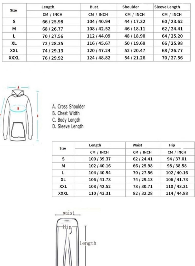 New sweatshirt suit Essentials new men's and women's long-sleeved hooded sweatshirt and sweatpants suit - Image 2