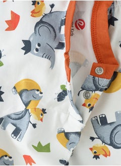 Elegant Kids Boys Cozy Sleepwear Fun Soft Cotton & Spandex Pyjama Set Multicolor Prints  - Image 4