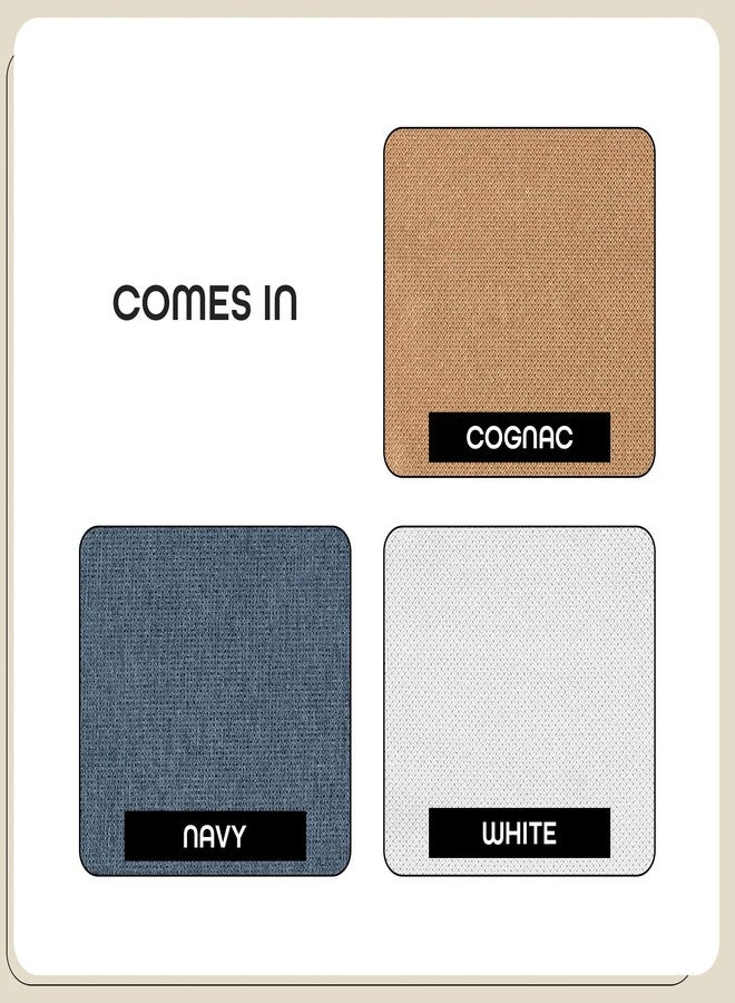 أكيم لوحة ستارة معتمة مطوية من ACHIM - 34 بوصة × 84 بوصة، أبيض - ستائر معتمة لغرفة النوم وغرفة المعيشة - ستائر طويلة تحجب الضوء، مزودة بأزرار خلفية للنوافذ والأبواب - Image 5