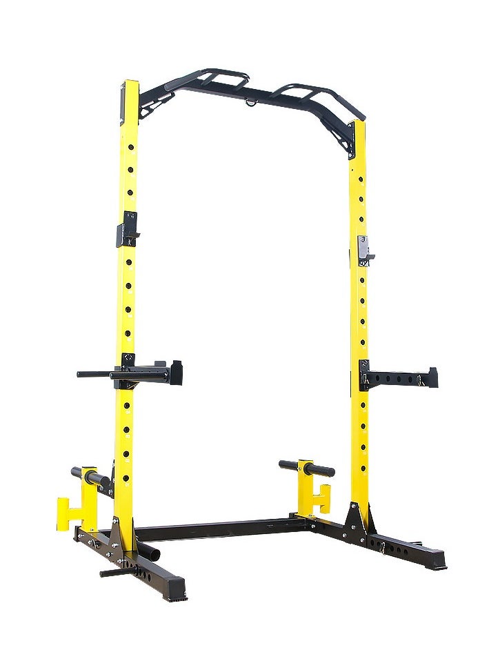 COMMANDO Professional Squat Rack with Multiple Attachments - Ideal for Strength Training  - Image 1