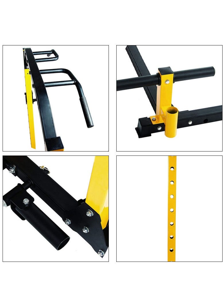 COMMANDO Professional Squat Rack with Multiple Attachments - Ideal for Strength Training  - Image 3
