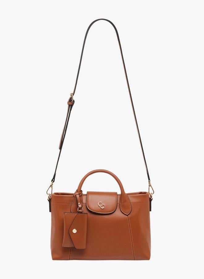 سيليست حقيبة يد صلبة مع حقيبة صغيرة - Image 2