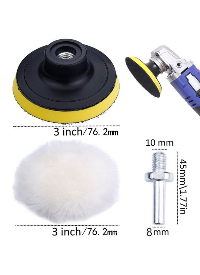 وهاواي - 31Pcs 3 Inch Car Polishing Pad Kit Buffing Pads Sponge Polishing Pads Foam Buffer Polish Pads Car Polisher Attachment for Drill - Image 1
